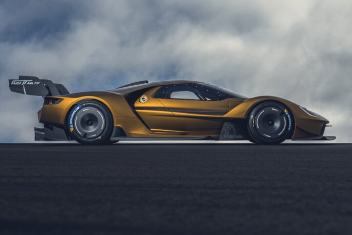 Photo showing the Ford GT MK IV from a side angle. Ford is currently accepting inquiries for the final units. 