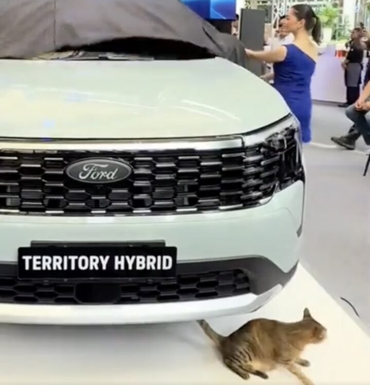 A photo showing the exterior of the Ford Territory from a front angle.