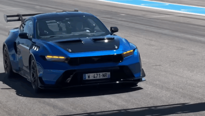 Video still of Shmee150 driving his Ford Mustang GTD on Circuit Paul Ricard. He is pleased with his purchase and plans to keep it for some time.