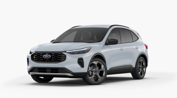 Photo of the 2026 Ford Escape in Space Silver, one of seven total colors offered on the crossover for its final model year. 