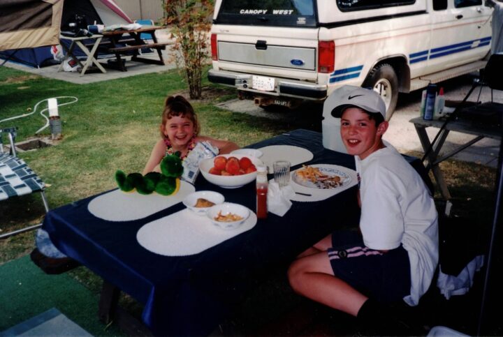 A childhood photo of NHL hockey legend Carey Price.