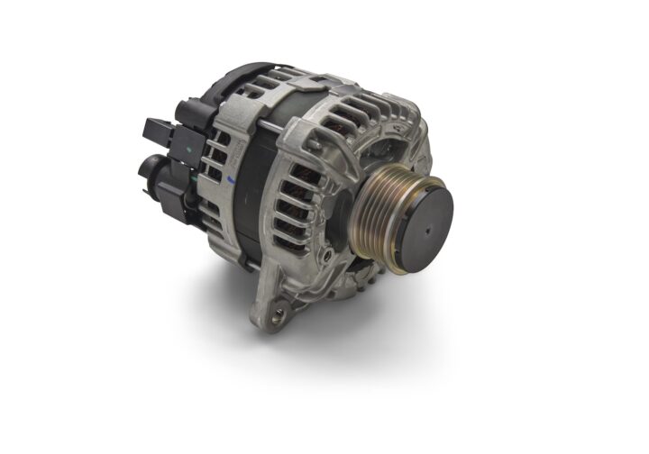 A photo showing the new Ford Mustang 5.0L V8 Coyote Gen 4 alternator kit.
