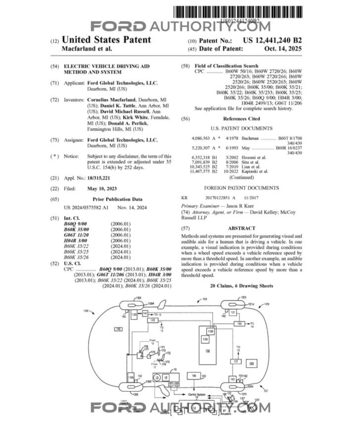 A Ford patent for an electronic vehicle driving method and system.